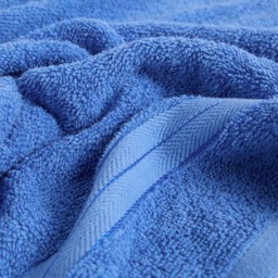 OHS 100% Cotton Bath Sheet, Mid Blue - 1PC - thumbnail 3
