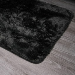 OHS Fluffy Rug, Black - 160 x 230cm - thumbnail 2