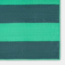 OHS Vertical Stripe Beach Towel - Dark Green - thumbnail 4