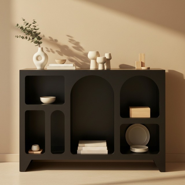 OHS Arch Display Sideboard - Black - image 1