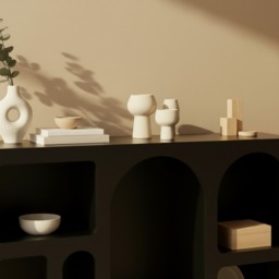 OHS Arch Display Sideboard - Black - thumbnail 3