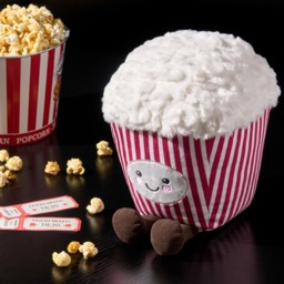 OHS Poppy The Popcorn Cushion - Red - thumbnail 1
