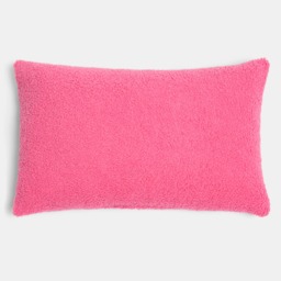 OHS Love You Bye Slogan Cushion - Pink/Blue - thumbnail 4