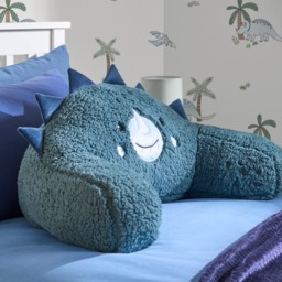 OHS Rex The Dinosaur Cuddle Cushion - Blue - thumbnail 4