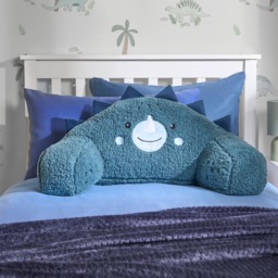 OHS Rex The Dinosaur Cuddle Cushion - Blue