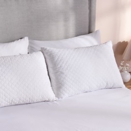 OHS Twin Pack Memory Foam Pillows - White - thumbnail 2