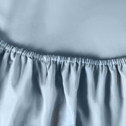 OHS Plain Fitted Bed Sheet, Blue - King - thumbnail 5
