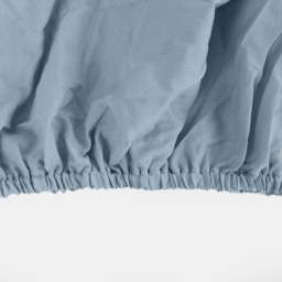 OHS Plain Fitted Bed Sheet, Blue - King - thumbnail 4