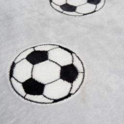 OHS Football Glow In The Dark Duvet Cover Set, Grey - Single - thumbnail 4
