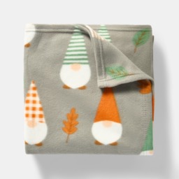 OHS Autumnal Gonk Polar Fleece Throw - Charcoal - thumbnail 3