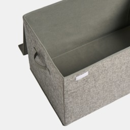 OHS Large Collapsible Storage Box With Lid - Grey - thumbnail 5
