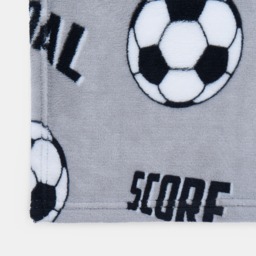 OHS Kids Football Printed Wearable Blanket - Grey - thumbnail 4