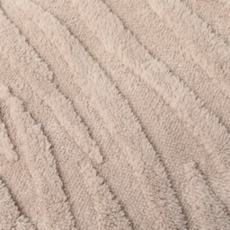 OHS Tufted Zebra Teddy Fleece Throw, Mink - 125 x 150cm - thumbnail 4