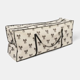 OHS Bow Print Christmas Tree Storage Bag - Monochrome - thumbnail 5