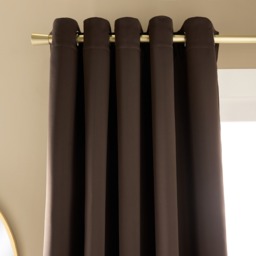 OHS Eyelet Blackout Curtains, Brown - 90 x 90in - thumbnail 3