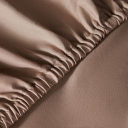 OHS Plain Dyed Fitted Sheet, Natural - Super King - thumbnail 2