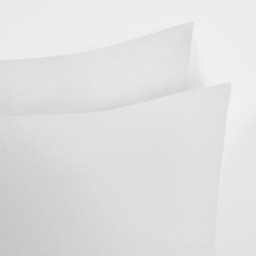 OHS 2 Pack Polycotton Housewife Pillowcases - White - thumbnail 2