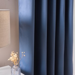 OHS Eyelet Blackout Curtains, Dark Blue - 46 x 54in - thumbnail 4
