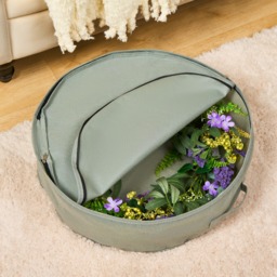 OHS Wreath Storage Bag - Grey - thumbnail 2