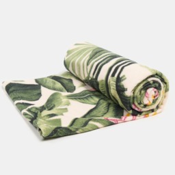OHS Tropical Print Beach Towel - Green - thumbnail 5