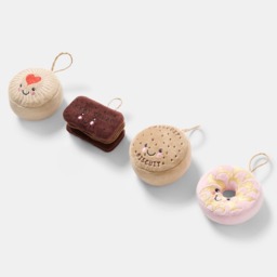 OHS 4 Pack Biscuits Christmas Tree Decorations - Multi - thumbnail 2