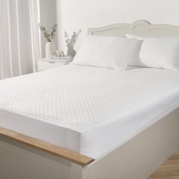 OHS Cooling Mattress Protector, White - King - thumbnail 2