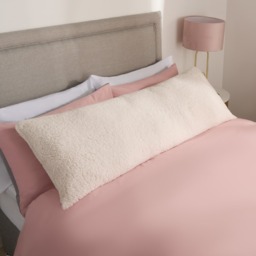 OHS Teddy Bolster Pillow - Cream - thumbnail 1