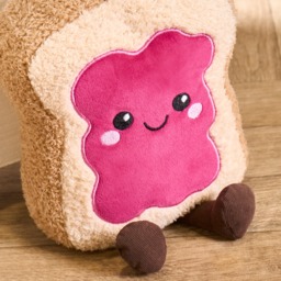 OHS Rosie The Jam Toast Doorstop - Hot Pink/Natural - thumbnail 2