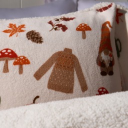 OHS Autumn Gonk Fleece Duvet Set, Rust - King - thumbnail 3