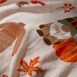 OHS Autumn Gonk Fleece Duvet Set, Rust - King - thumbnail 4