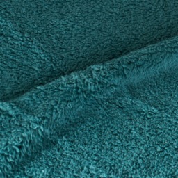 OHS Teddy Fleece Fitted Sheet, Teal - Single - thumbnail 2