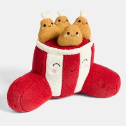 OHS Krispy The Fried Chicken Cuddle Cushion - Red - thumbnail 3