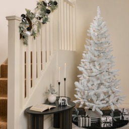 OHS Artificial Christmas Tree, White - 6ft - thumbnail 2