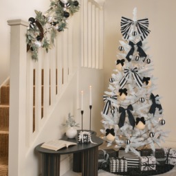 OHS Artificial Christmas Tree, White - 6ft - thumbnail 3