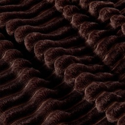OHS Ribbed Fleece Duvet Cover Set, Coffee - King - thumbnail 4