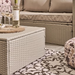 OHS Tuscany 5 Seater Rattan Sofa Set - Natural - thumbnail 2