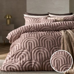 OHS Tufted Arches Duvet Cover Set, Natural - Single