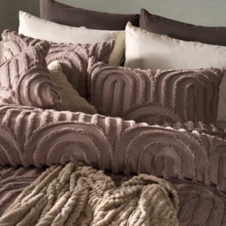 OHS Tufted Arches Duvet Cover Set, Natural - Single - thumbnail 3