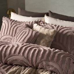 OHS Tufted Arches Duvet Cover Set, Natural - Single - thumbnail 2