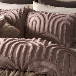 OHS Tufted Arches Duvet Cover Set, Natural - Single - thumbnail 4