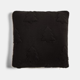 OHS Tufted Winter Tree Cushion Covers, Black - 45 x 45cm - thumbnail 5
