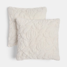 OHS Tufted Pumpkin Cushion Covers, Cream - 45 x 45cm - thumbnail 3