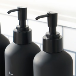 OHS Dispenser Bottles, Black - 3 Pack - thumbnail 2