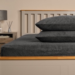 OHS Teddy Fleece Pillowcases - Charcoal - thumbnail 1