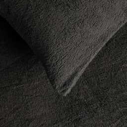 OHS Teddy Fleece Pillowcases - Charcoal - thumbnail 4