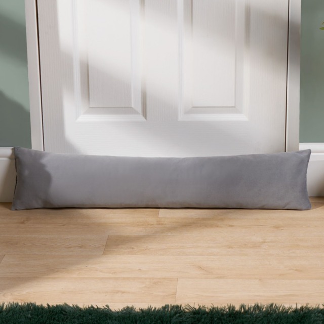 OHS Matte Velvet Draught Excluder - Grey - image 1