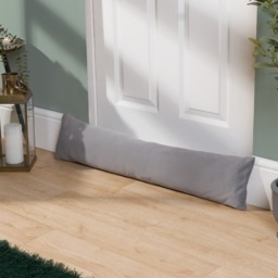 OHS Matte Velvet Draught Excluder - Grey - thumbnail 2