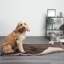 OHS Sherpa Soft Quilted Pet Blanket - Chocolate - thumbnail 2