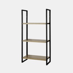 OHS 3-Tier Wall Mounted Shelf - Light Wood - thumbnail 4