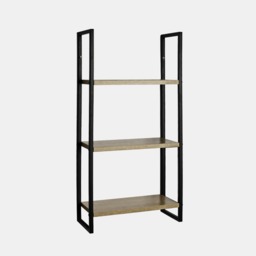 OHS 3-Tier Wall Mounted Shelf - Light Wood - thumbnail 3